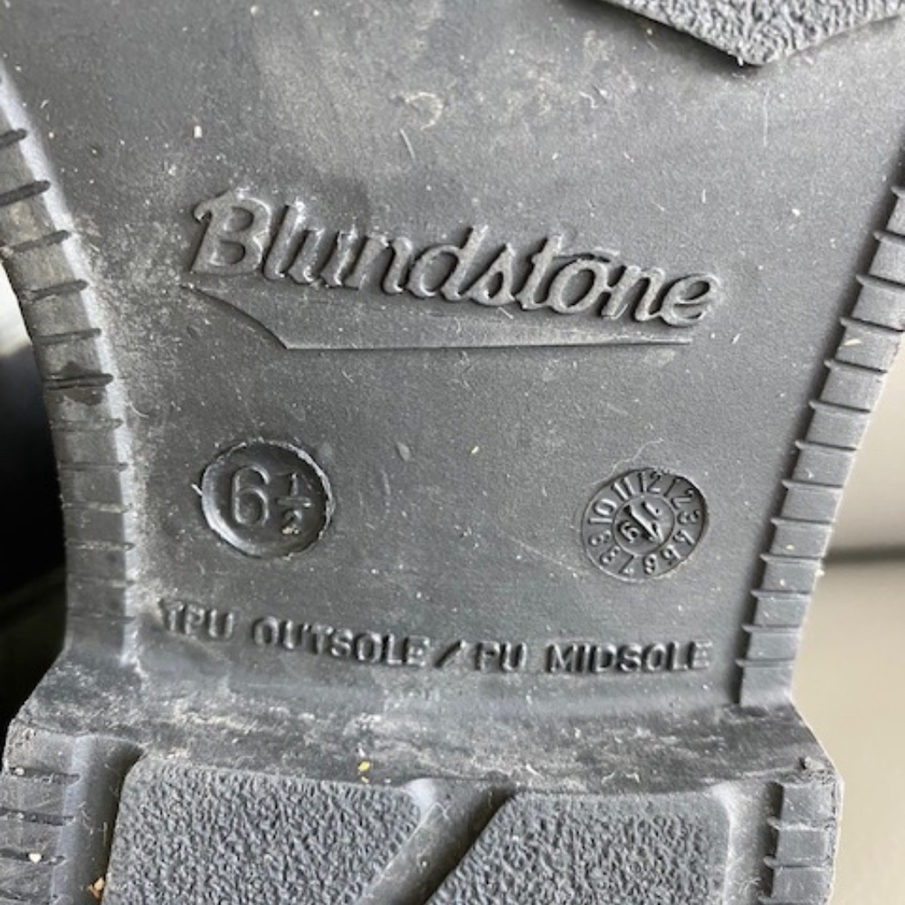 Blundstone AU 6.5 Winter Thermal Dress Chelsea boots rustic black sheep insoles - Picture 14 of 16